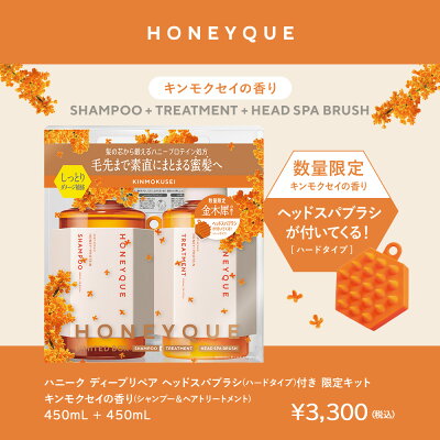 【15%0FF!10月27日9:59まで ※一部商品対象外】【限定キット】 シャンプー トリートメント セット ハニーク ディープリペア モイスト リッチグロス シャイニー シャンプー&トリートメント 450mL + 450mL はちみつ ダメージ キューティクル 補修 うねり パサツキ - Image 3