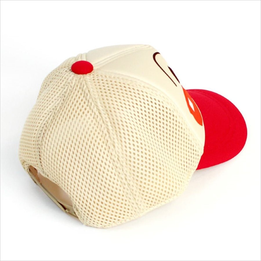 アンパンマン 帽子 日よけ 53cm なりきりキャップ 夏 バンダイ メッシュ キャップ おもちゃ キャラクター キッズ おしゃれ 3歳 4歳 5歳 6歳 52