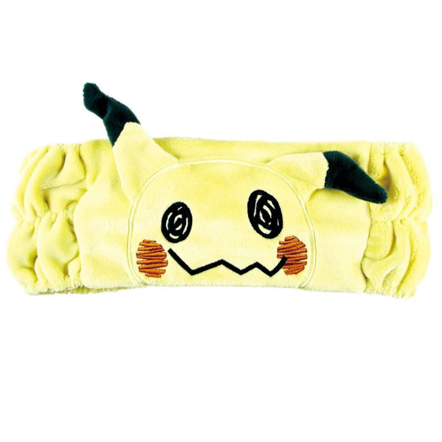 ポケットモンスターヘアバンドキャラクターピカチュウミミッキュミュウゲンガーカビゴンかわいい全5種グッズ風呂洗顔メイク髪留め速乾ヘアアクセサリー日用品プール雑貨