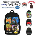 ポケモン リュック バックパック リュックサック 入園入学 準備 グッズ キャラクター ポケットモンスター ピカチュウ キャプテンピカチュウ テラパゴス レックウザ ジガルデ キッズ 男の子 女の子 子供 子ども 幼稚園 保育園 遠足 推し活 推し活グッズ