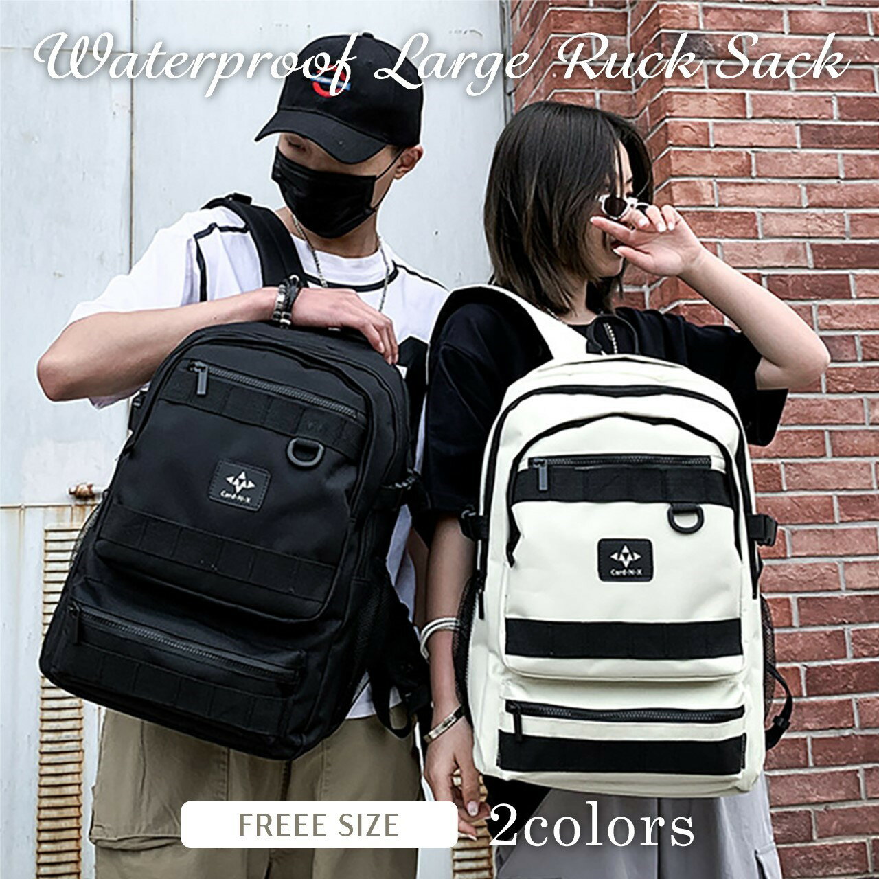 リュック 大容量 防水 メンズ レディース 白 黒 スポーツ A4 収納 通勤 通学 旅行 アウトドア マザーズバッグ バックパック 韓国ファッション