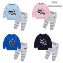 韓国子供服 ユニセック セットアップ ジャージ 春秋 キッズ 上下セット トレーナー スウェットパンツ ショベル柄 男の子 女の子 カジュアル お出かけ 遠足 ...