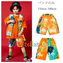 ダンス衣装 タイダイ パンツ 男の子 女の子 半ズボン、ハーフパンツ ブラック ダンスパンツ 舞台 団体服 演出服 運動着 キッズダンス ボトムス カジュアル パンツ ショートパンツ 絞り染め 原宿系 普段着も楽ちん ショーツ ダンス 110 120 130 140 150 160 170 180