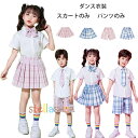 チェック柄 ボトムス フォーマル パンツ スカート 子供用 ダンス衣装 舞台 団体服 演出服 応援団 キッズ チェック柄 ボトムス 小学校 クラス活動 発表会 卒園式 入学式 卒業式 受験用 七五三 女の子（スカート）男の子（パンツ）ピンク ブルー 110-180