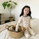 パジャマ キッズ 女の子 男の子 ベビー服 ルームウェア 上下セット 子供服 セットアップ 部屋着 トップス 長袖 ロングパンツ ジュニア おしゃれ 可愛い 誕...