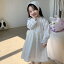 ワンピース 女の子 子供服 長袖ワンピース キッズ白綿 フェイクレイヤードベビー服 子供ドレス 卒園式 ピアノ 発表会 卒業式 韓国子ども服 春秋 おしゃれ 可愛い 七五三 結婚式 入学 入園 誕生日 プレゼント お姫様 プリンセス シンプル 140cm 130 120 110 100 90