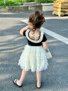 セットアップ キッズ 子供服 女の子 90〜140cm tシャツ ブラウス 半袖 カステラのスカートおしゃれ 可愛い ベビー服 春 夏 ジュニア トップス ボト...