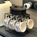 マグカップ プレートスプーンセット マグ カップ 中国式水墨画ソーサー 皿 食器 おしゃれ 陶器 カフェカップ ティーカップ 250ml コーヒー コップ 紅茶...