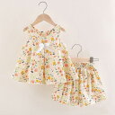 ルームウェア 上下セット 夏 ベビー服 袖なし女の子花柄 セットアップ キッズ 子供服 パジャマ 部屋着 トップス ショートパンツ 赤ちゃん ジュニア おしゃれ...