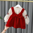 子供服 女の子 セットアップ 秋服 韓国子供服 蝶結び コーデュロイ スカートセット 長袖 tシャツ スカート ワンピース 入学式 卒業式 子供 トップス ボトムス こども服 ジュニア ベビー服 おしゃれ 可愛い 新品通园h120cm 110cm 100cm 90cm