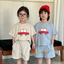 セットアップ キッズ 兄妹 子供服 ジャージ 上下セット ジュニア ベビー服 女の子 男の子 tシャツ 綿 半袖 ショートパンツ おしゃれ 可愛い スポーツ ト...
