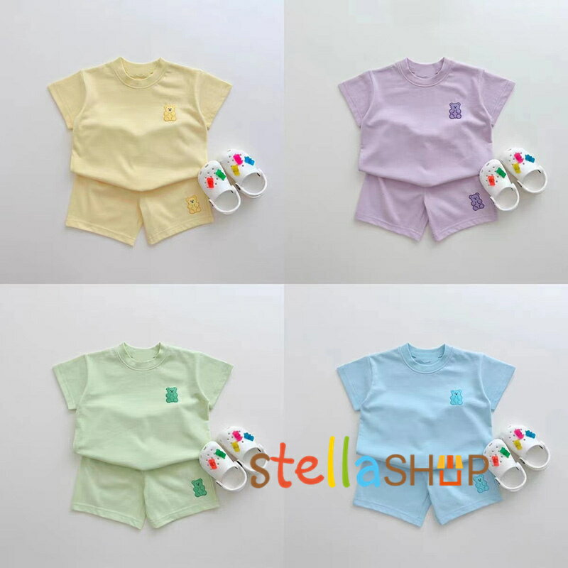 セットアップ キッズ ベビー服 ジャージ 上下セット 女の子 男の子 子供服 tシャツ ショートパンツ ジ..