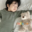 パジャマ キッズ 長袖 冬 ボーダー 女の子 男の子 ルームウェア もこもこ 子供パジャマ ジュニア 上下セット 部屋着 あったか トップス ズボン ロングパン...