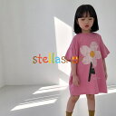 綿 プリント半袖Tシャツ 子供服 tシャツ ワンピースキッズ ベビー服 男の子 女の子 こども Tシャツ 子供 トップス ジュニア 赤ちゃん 保育園 幼稚園 小...