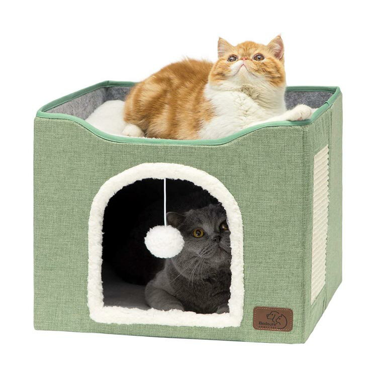ペットハウス 猫ハウス 猫 ベッド 折り畳みベッド キャットハウス おしゃれ ねこハウス 小型犬 猫用 犬用 ペット用 かわいい 室内 犬 イヌ ネコ 兼用 クッション オールシーズン