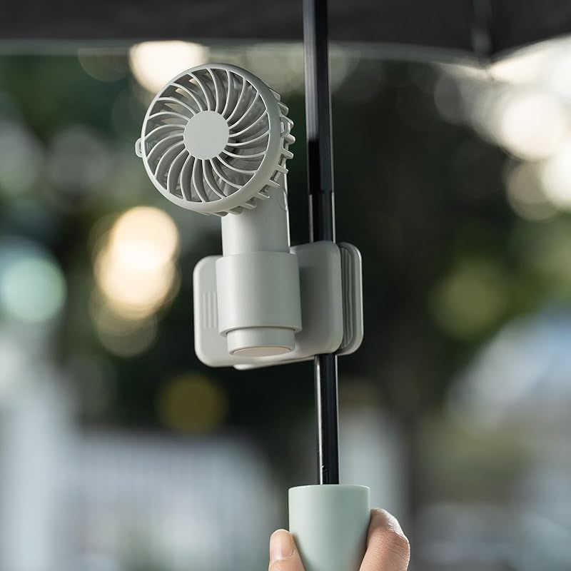 クリップ扇風機 ハンディファン ミニ 360°調節可能 USB-C充電式 超軽量 携帯扇風機 クリップ式 卓上かばん パソコン ミニサイズ 4way 日傘付き 風量3段階調節 通勤/登山/オフィス 持ち運び