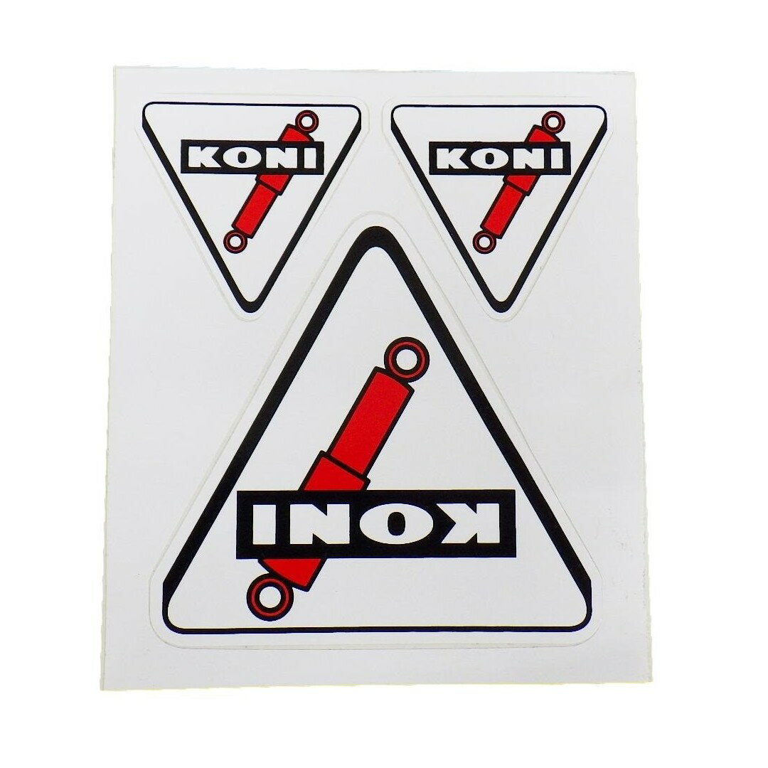 KONI ステッカー 3ピース コニー リアショック リアサスペンション