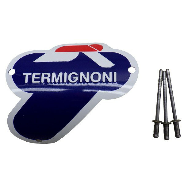 TERMIGNONI サイレンサー用エンブレム リベット付 テルミニョーニ DUCATI ドゥカティ
