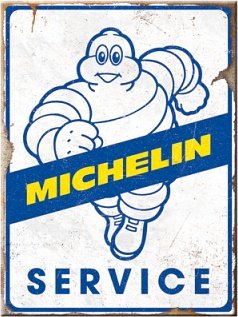 MICHELIN SERVICE マグネットステッカー マグネットシート ミシュランマン Bibendum