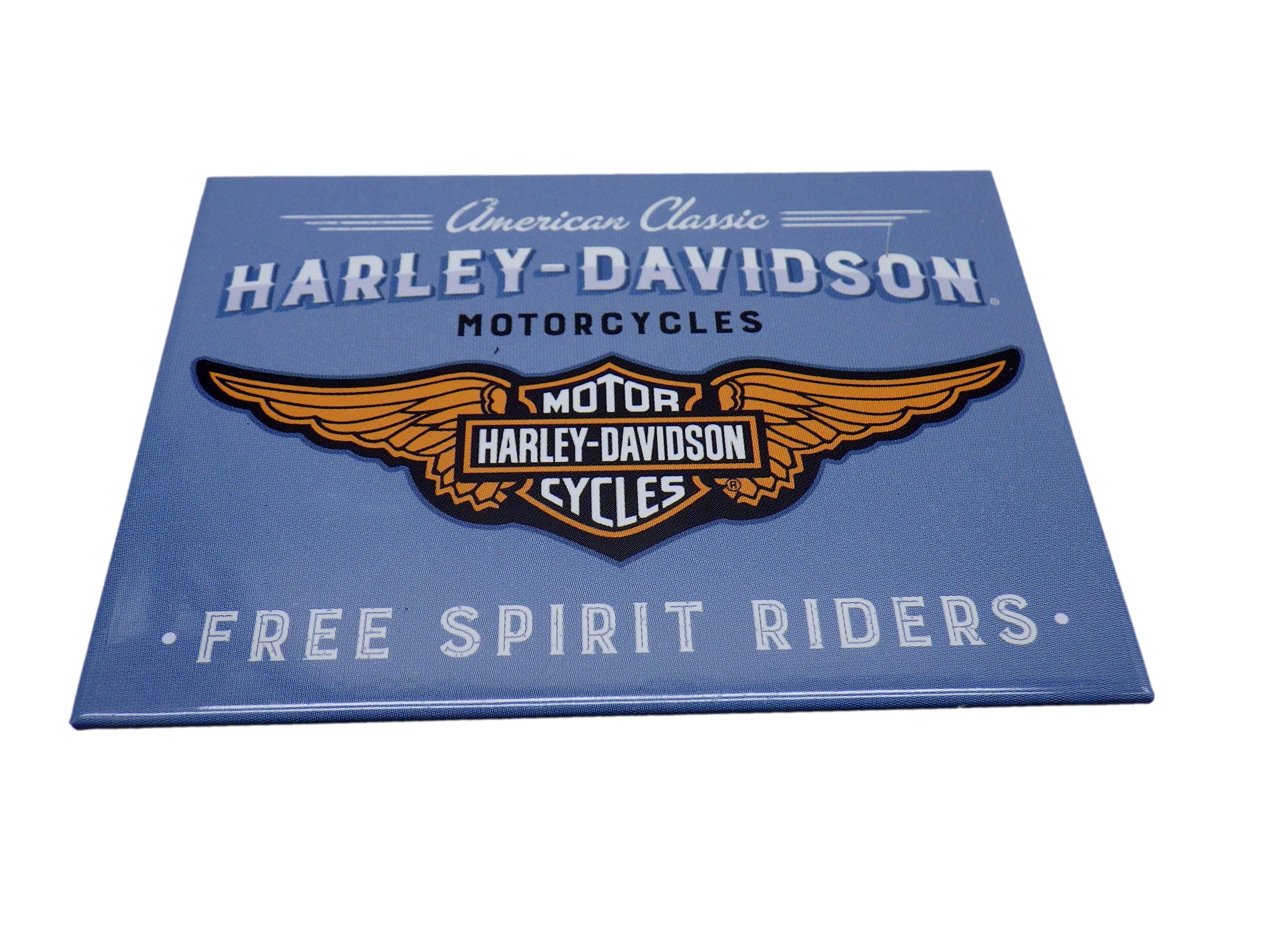 HARLEY DAVIDSON マグネットステッカー Free spirit RIDERS マグネットシート