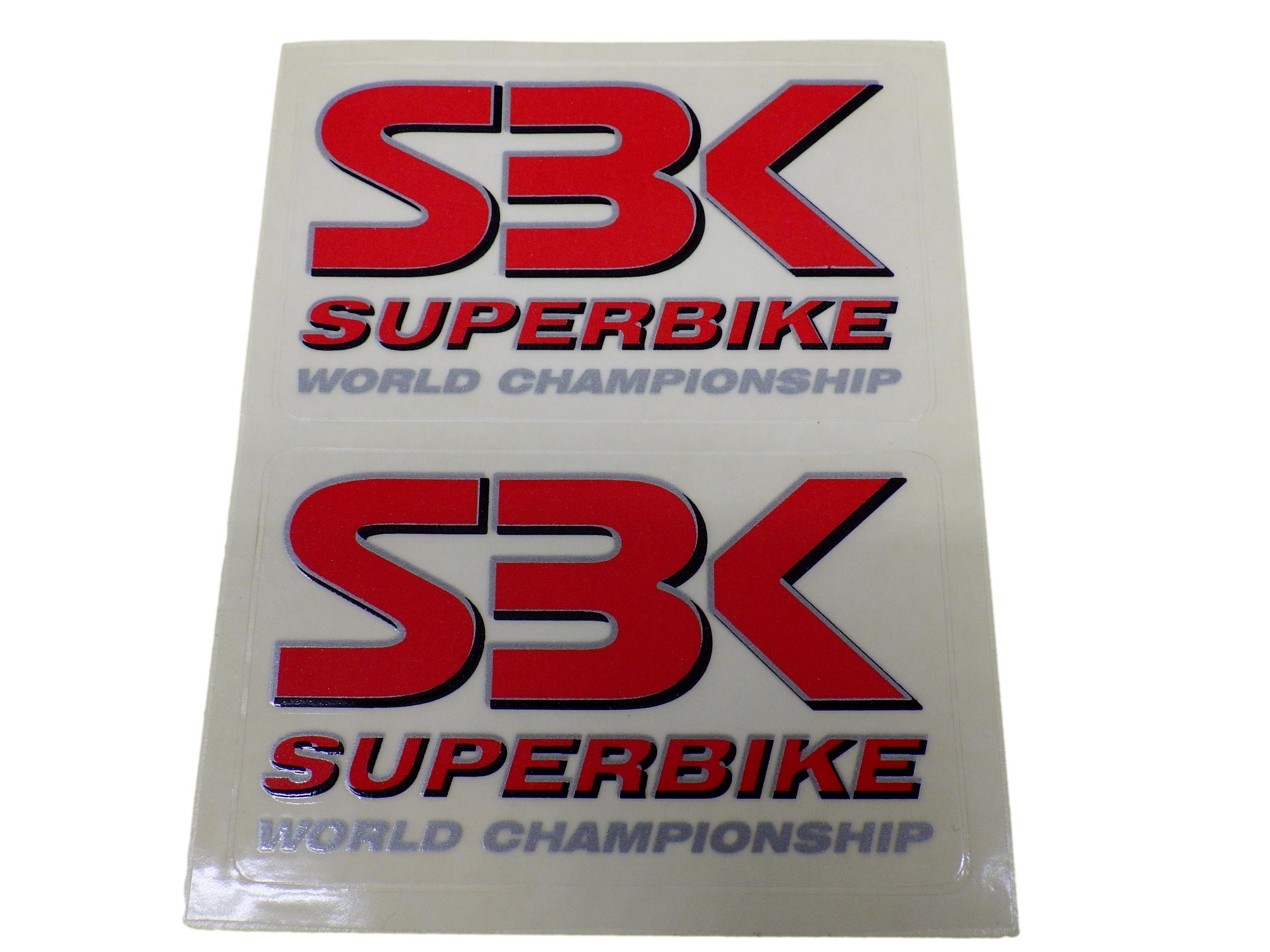 SBK ステッカー RED SUPERBIKE WORLD CHAMPIONSHIP DUCATI BMW MVAGUSTA aprilia