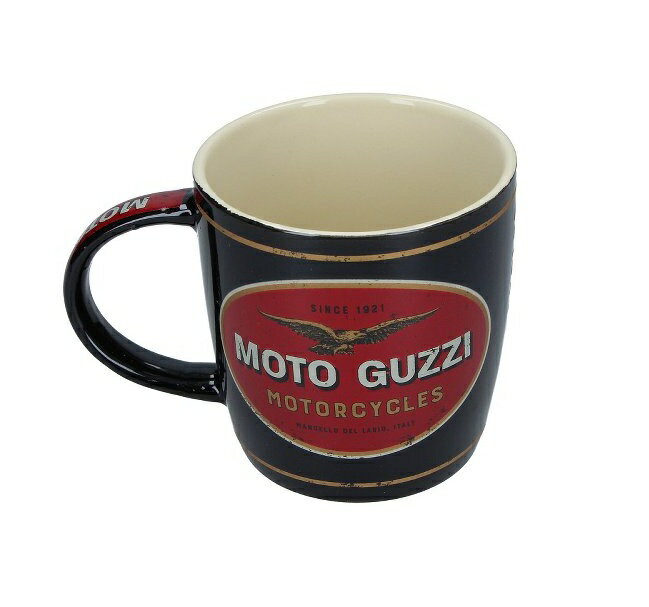 MOTOGUZZI マグカップ RED/BLACK 330ml モトグッチ