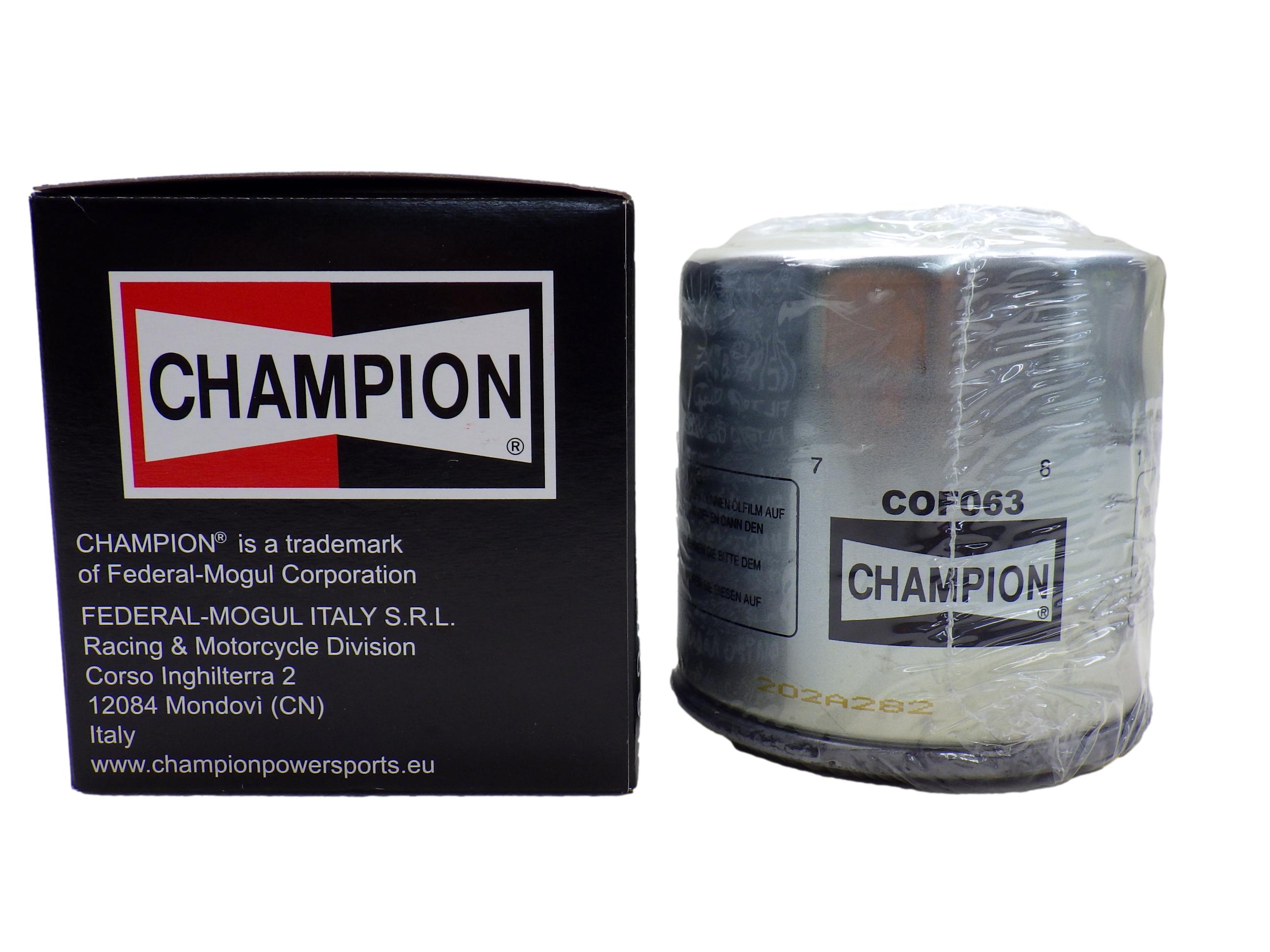 CHAMPION オイルフィルター COF063 BMW R1150GS R1100S R850 K75 K100 K1100 R1200C R1150RT