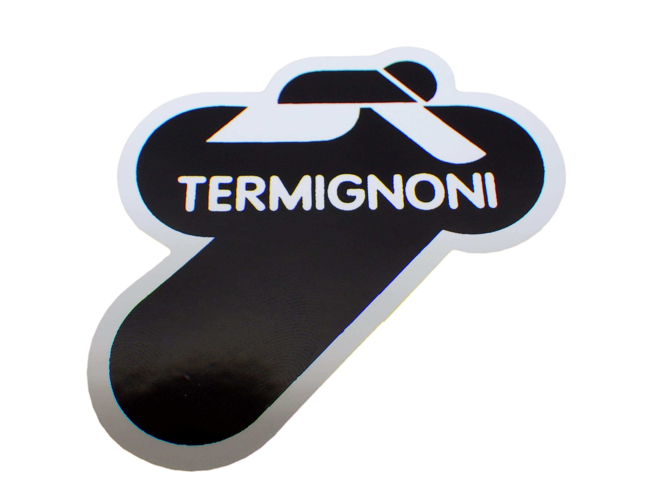 TERMIGNONI ロゴ ダイカットステッカー BLACK 60×60mm テルミニョーニ デカール DUCATI