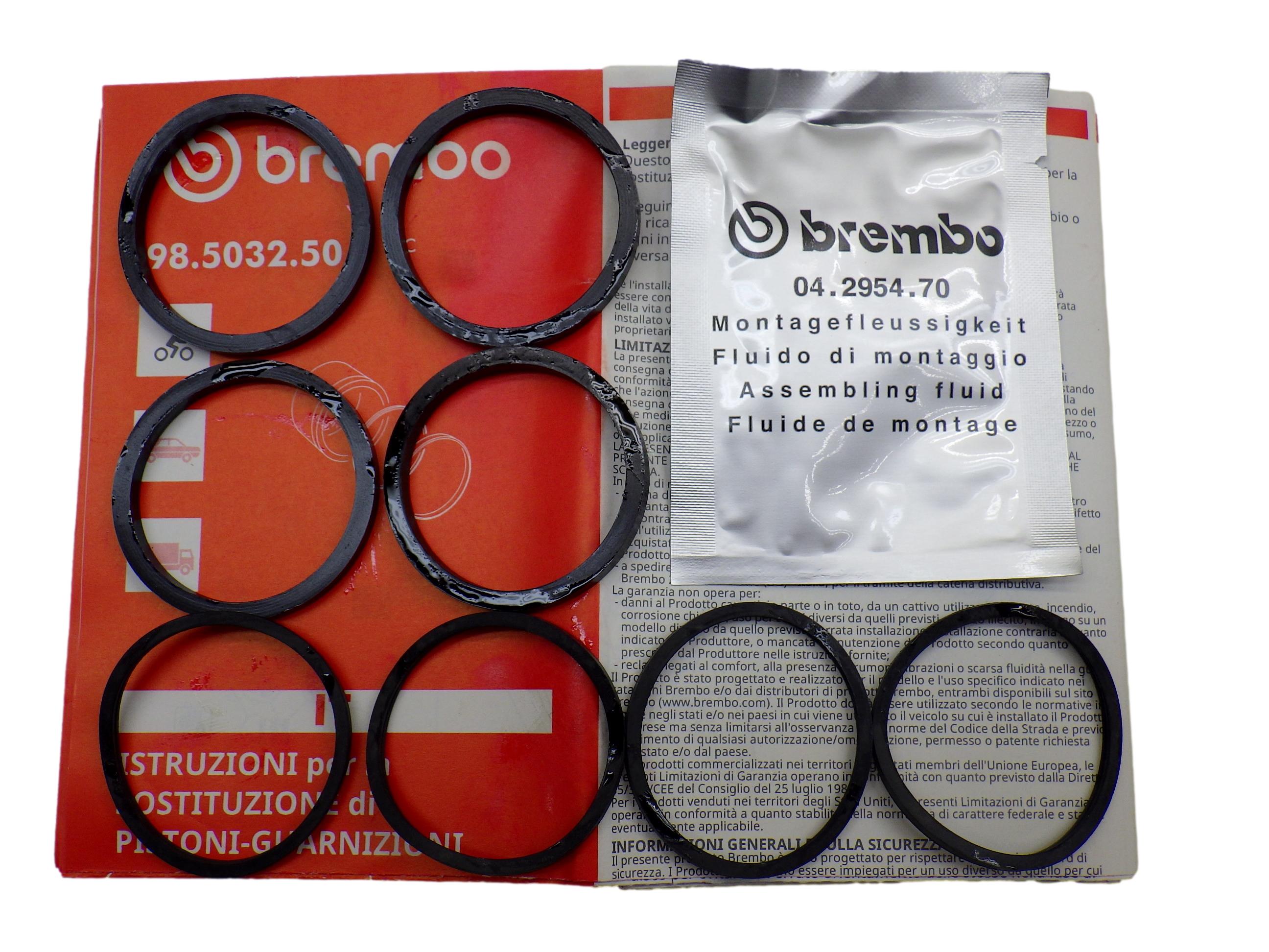ブレンボ M4 ラジアルキャリパー 34mm D2 シールキット brembo DUCATI KTM オーバーホール