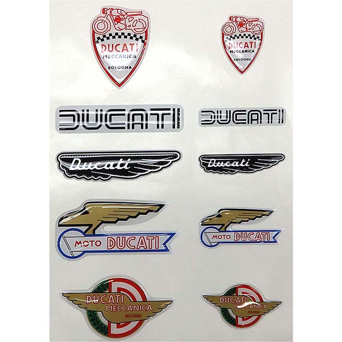 DUCATI HISTORICAL ステッカー 10ピース ドゥカティ