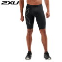 【お得なクーポン配布中！！】【ツー・タイムズ・ユー】2XU MCS RUN COMPRESSION SHORTS【MCS ラン コンプレッション ショーツ】MA5331B-BLKBRF タイツ メンズ