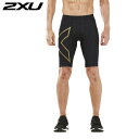 あす楽 【ツー・タイムズ・ユー】2XU MCS RUN COMPRESSION SHORTS【MCS ラン コンプレッション ショーツ】MA5331B-BLKGRF タイツ メンズ