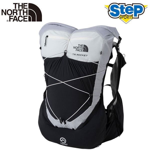 ロールトップ式ウルトラトレイルバック！ ノースフェイス ランニングバッグ ティーアール ロケット NM62511-WH THE NORTH FACE TR Rocket トレイル 25FW cat-apa-bag