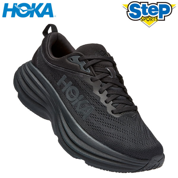 あす楽 ホカ オネオネ ランニングシューズ ボンダイ 8 1127952-BBLC ブラック HOKA ONE ONE BONDI 8  ランニング 厚底 くつ 黒 22FW cat-run