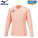 最大6000円OFFクーポン配布中!10/20 23:59まで!ミズノ Tシャツ NXTプラクティスシャツ (長袖) U2MAA50264 ピンク mizuno...