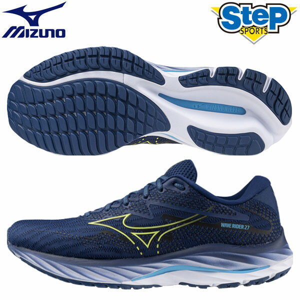 ミズノ ランニングシューズ ウエーブライダー 27 J1GC230353 MIZUNO WAVE RIDER 27【メンズ】靴 24SS cat-runのサムネイル