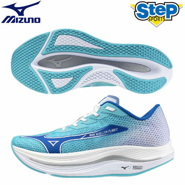【9/5限定★エントリー必須！2人に1人ポイントバック！】ミズノ ランニングシューズ ウエーブリベリオンフラッシュ 2 J1GC243551 mizuno WAVE REBELLION FLASH 2 【メンズ】 24AW cat-runのサムネイル