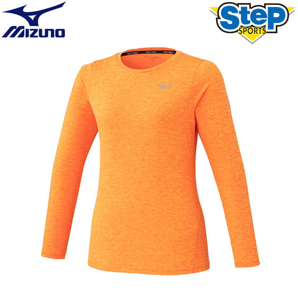 吸汗速乾素材を採用した長袖Tシャツ！ 最大6000円OFFクーポン配布中！11/16 23:59まで！ミズノ Tシャツ ランニング クイックドライTシャツ（長袖）J2MAC72251 mizuno【レディース】ランニング 陸上 ロングスリーブ 25AW 25FW ap-w-shir