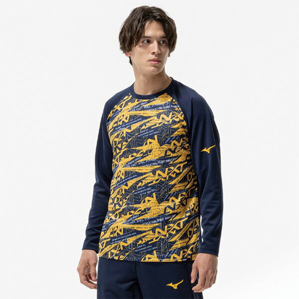 [ミズノ]32JAC74514 N-XT 長袖Tシャツ バレーボール 【VB】