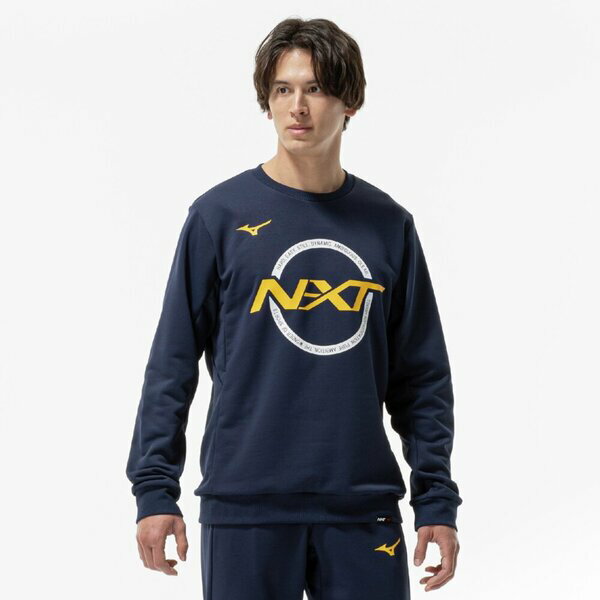 [ミズノ] N-XT ソッカンスウェットクルーネック 32JCC76514 バレーボール 【VB】