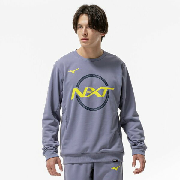 [ミズノ] N-XT ソッカンスウェットクルーネック 32JCC76516 バレーボール 【VB】