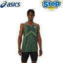 あす楽 アシックス ウェア ACTIBREEZEシングレット 2091A664.410 asics【メンズ】ランニング スリーブレス 24SS ap-m-shirt