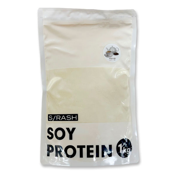 【賞味期限6月30日まで】スラッシュ ソイプロテイン 1kg S/RASH SOY PROTEIN 1キログラム スポーツ ボディメイク ソイ100％ rungoods1個 ミルクティー風味