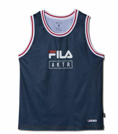 122-048001-RG / AKTR / x FILA MOCK DENIM TANK RIGID / タンクトップ / アクター