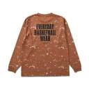 223-012005-OR / AKTR / SPLASH E.B. L/S SPORTS TEE / ロングスリーブシャツ / アクター / バスケットボール AKTR アクター 【AKTR 】 【在庫がある場合】2日〜3営業日以内に発送します。design：インクが飛び散ったようなグラフィックを全面にプリントした長袖TEEシャツ。ゆとりのあるシルエットで派手過ぎずどのような服にも合わせやすいカラーリング。AKTRからのメッセージがバックにプリントされている。function：スポーツに最適なAKTRオリジナルのメッシュ生地を使用。material：ポリエステル 100%モデル01：182cm / 着用サイズ：Lモデル02：167cm / 着用サイズ：L 【在庫がある場合】2日〜3営業日以内に発送します。 1