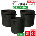 【5%OFFクーポン&P2倍対象!マラソン限定】 不織布プランター 縦長 4ガロン 3個/6個 25