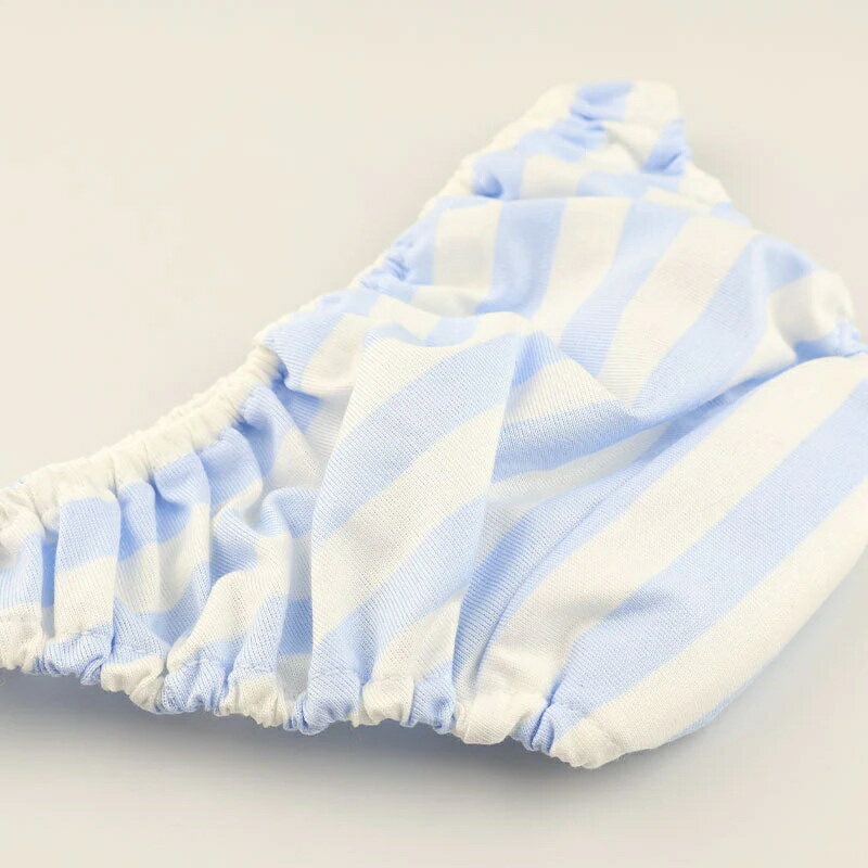 ラポーム コットン素材100% ボーダー柄 フルバック ショーツ ローライズ くしゅくしゅインゴム 小さめ レディース 下着 ロリータパンツ ロリパン 566 日本製 ラ・ポーム La-Pomme プチミニョン petite mignon