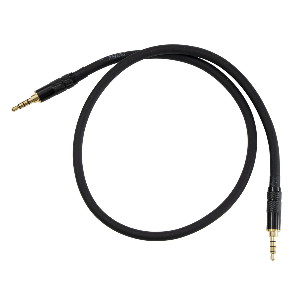 マクサー電機 オーディオケーブル 50cm 3.5mm4極プラグ(TRRS) スマホ オーディオ機器 サウンドカード等..