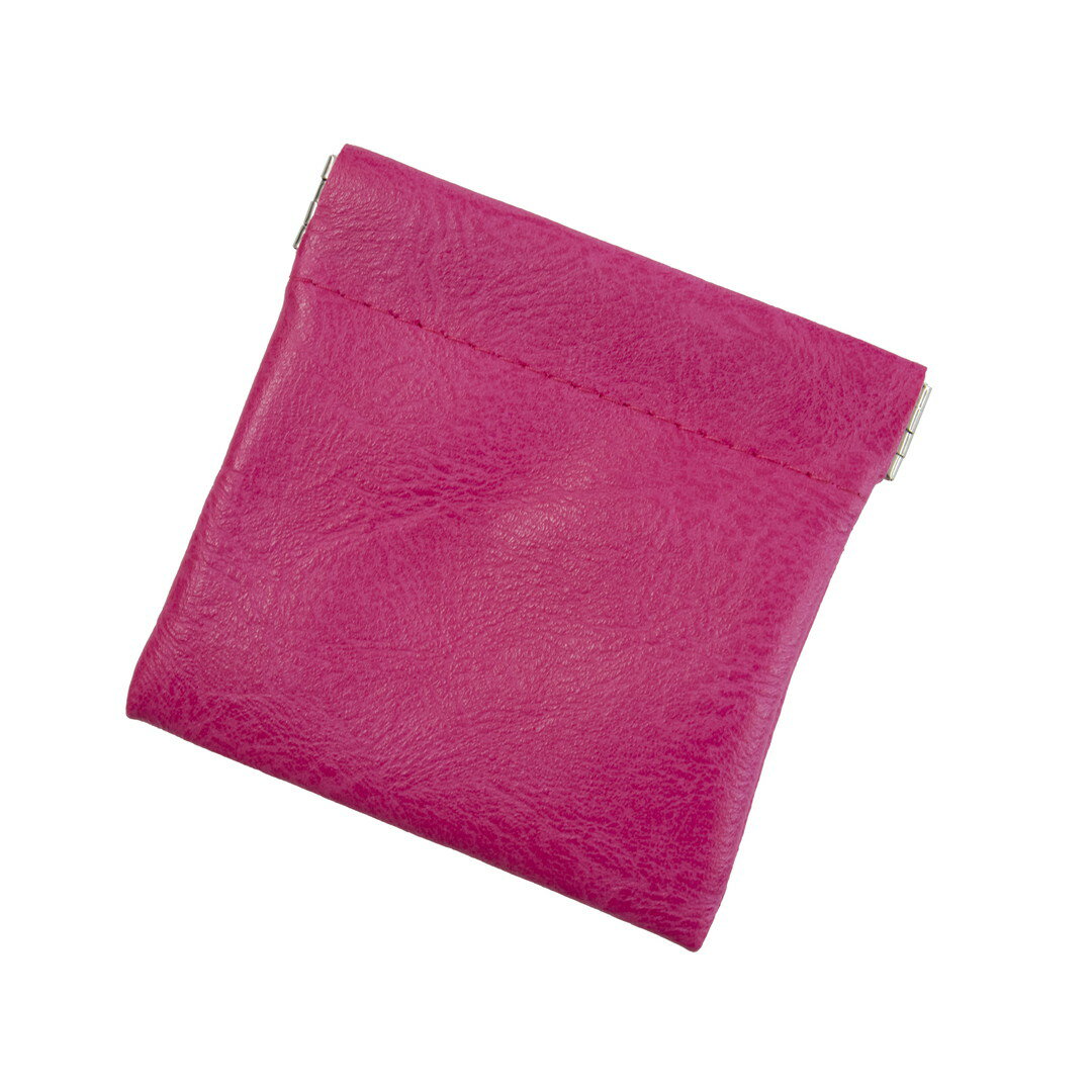 マクサー電機 イヤホン収納ケース ミニマルタイプ ソフトレザー調 ピンク 1個 バネ式 片手で開閉可能 ..