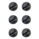 デスク回りをスッキリと ミニケーブルクリップ セット 6個入 マウス 充電ケーブル 等に SE-CC-908MINI